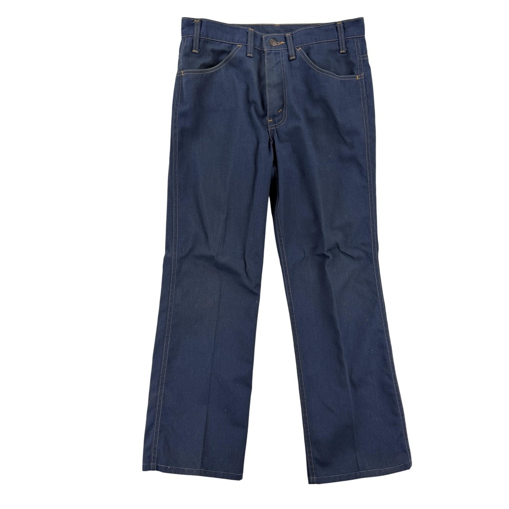 Vintage 70s Levis Sta-Prest Jeans Mens 34x29 Blue Straight Denim Wrinkle Resist